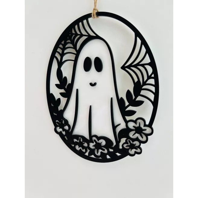 Fantômes fleuris en plexi