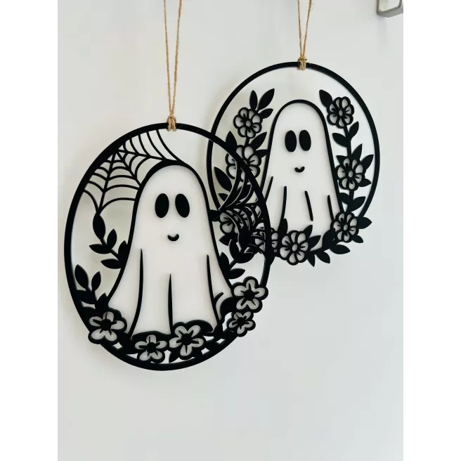 Fantômes fleuris en plexi