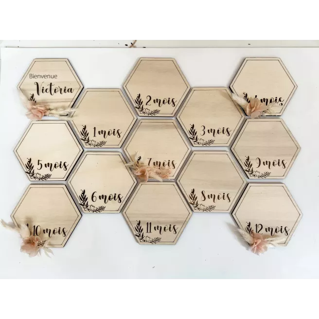 Pancartes Photos - 12 premiers mois