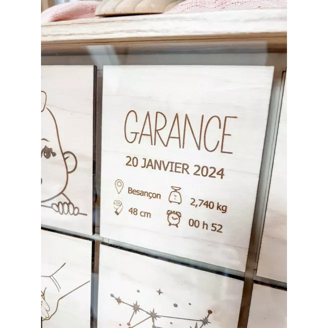 Cadre Souvenirs de Naissance