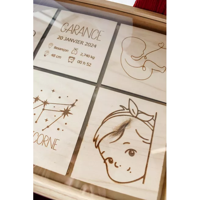 Cadre Souvenirs de Naissance