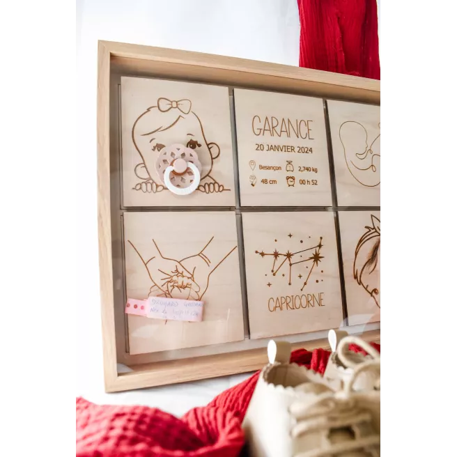 Cadre Souvenirs de Naissance