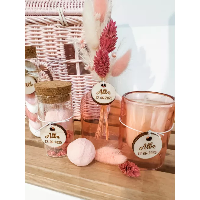 Mini bougie en verre