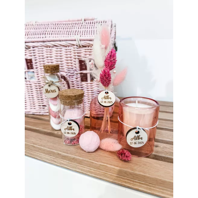 Mini bougie en verre