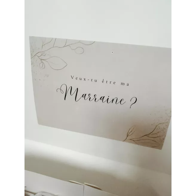 Coffret Surprise "Veux-tu être ma Marraine?" Coffret Surprise "Veux-tu être ma Marraine?"