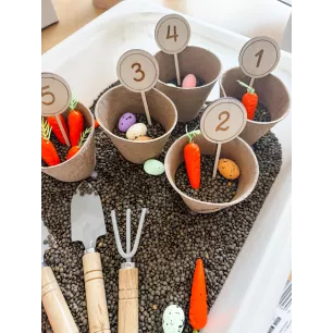 Kit Sensoriel Carottes - Apprentissage de 1 à 5 Kit Sensoriel Carottes - Apprentissage de 1 à 5