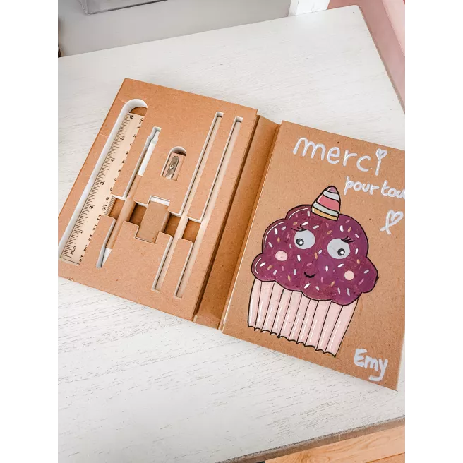 Coffret de bureau MERCI