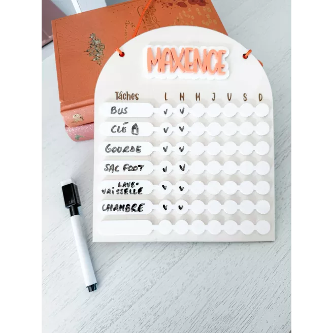 Mon tableau de routine Ado - Adulte