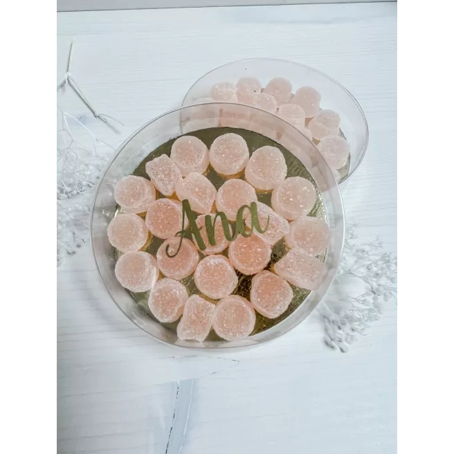 Boite ronde à  bonbons