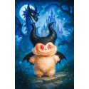 Deguisement de Maléfique pour Labubu - FIGURINE NON INLUS