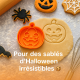 Lot de 4 emporte-pièces HALLOWEEN