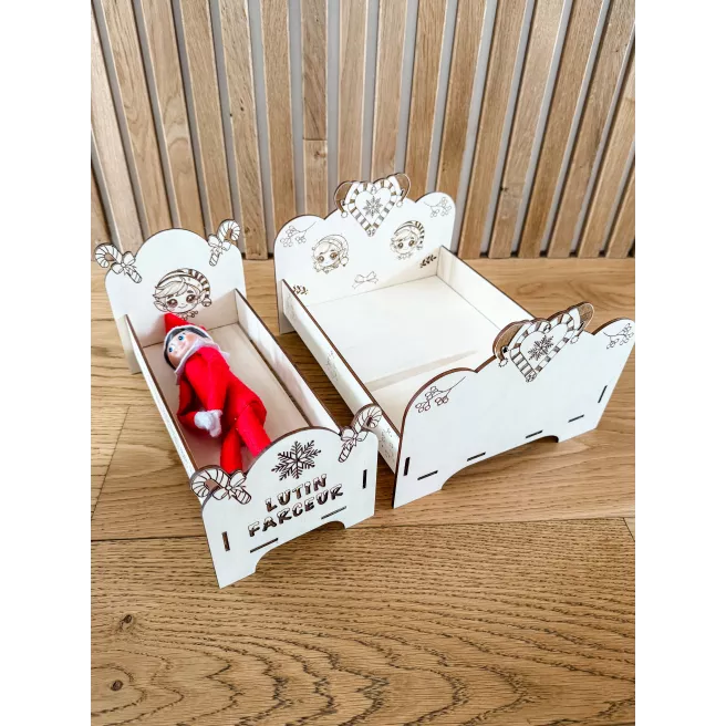 Lit simple pour Elf de Noel