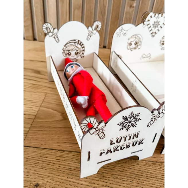 Lit simple pour Elf de Noel