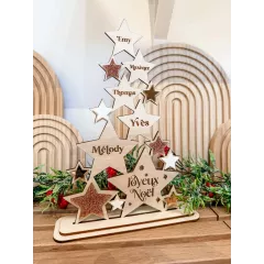 Sapin de Noël "Famille Etoiles" Sapin de Noël "Famille Etoiles"