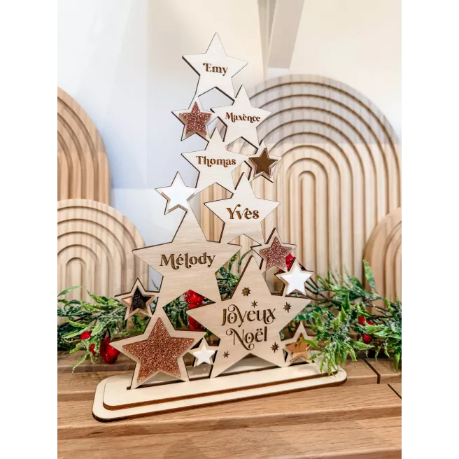 Sapin de Noël "Famille Prénoms"