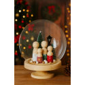 Boule à neige Family DOLLS avec LED