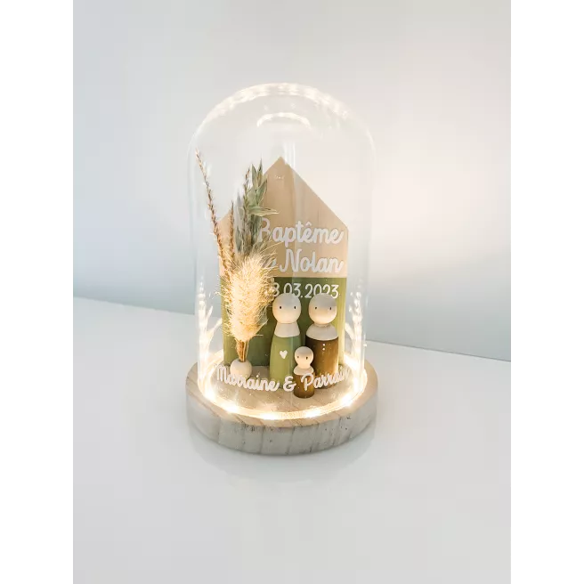 Cloche PARRAIN / MARRAINE grand modèle