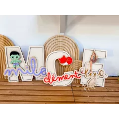 MONOGRAMME Prénom à thèmes