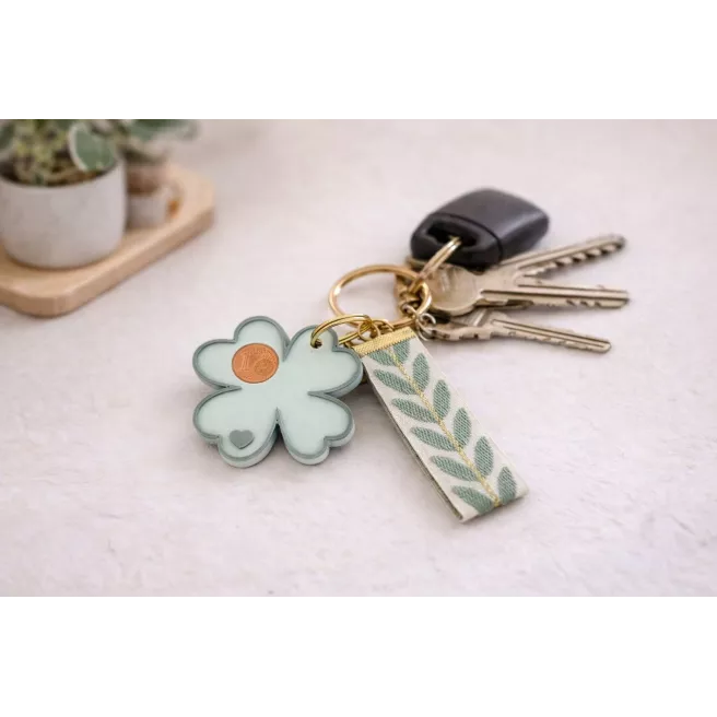 Porte clé Clicker Destress Macaron