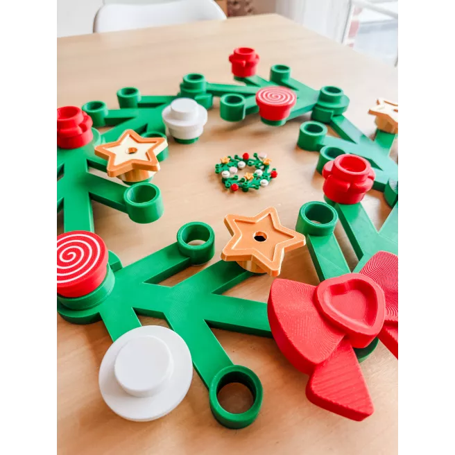 Couronne Saint Valentin - Brique rondes