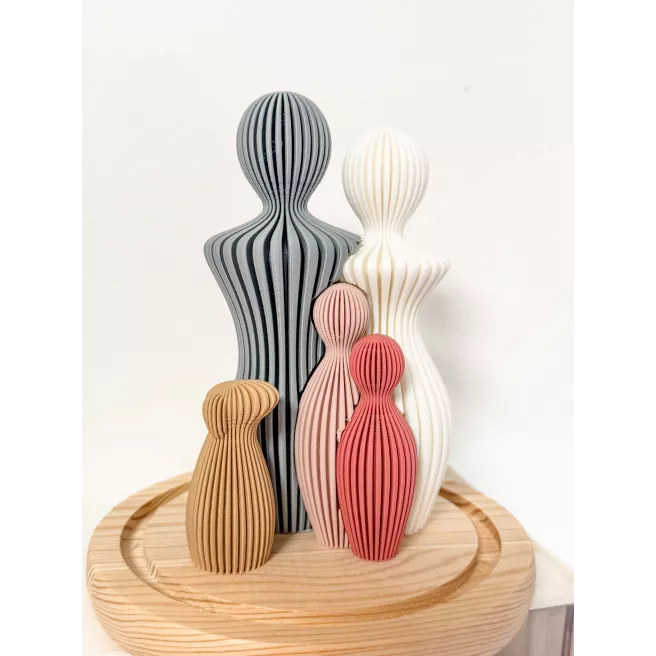 Silhouettes Femme & Enfant(s) - Maman, Marraine, Mamie, ....