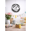 Couronne de Pâques - Lapin & oeufs
