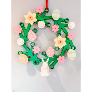 Couronne de Pâques- Jonquille