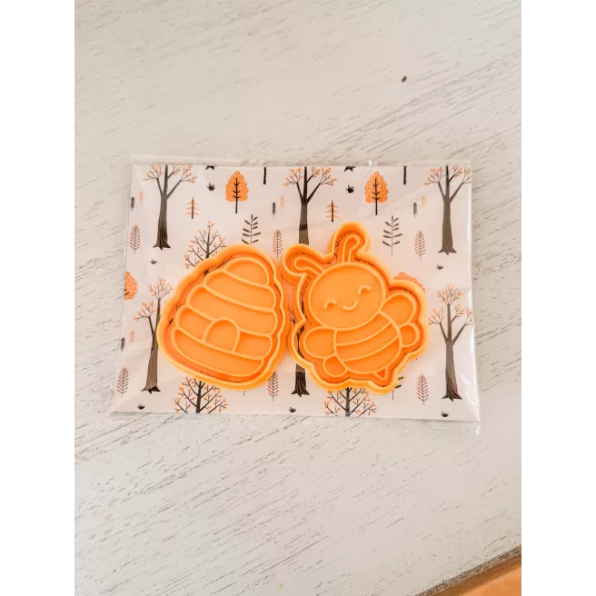 Lot de 2 emporte-pièces Abeille