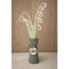 Vase de Muguet Porte Bonheur