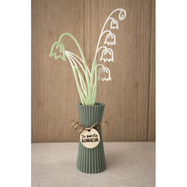 Vase de Muguet Porte Bonheur