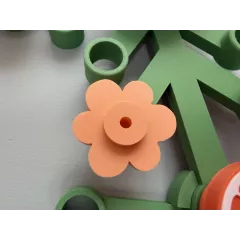 Couronne de Pâques- Petite fleur rose