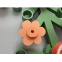 Couronne - Petite fleur avec relief