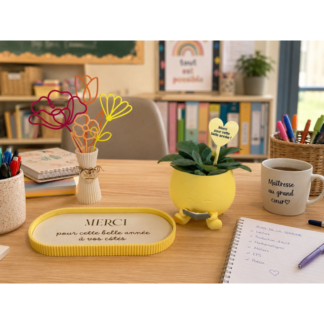 Plateau vide poche (Bureau, bijoux, ...)
