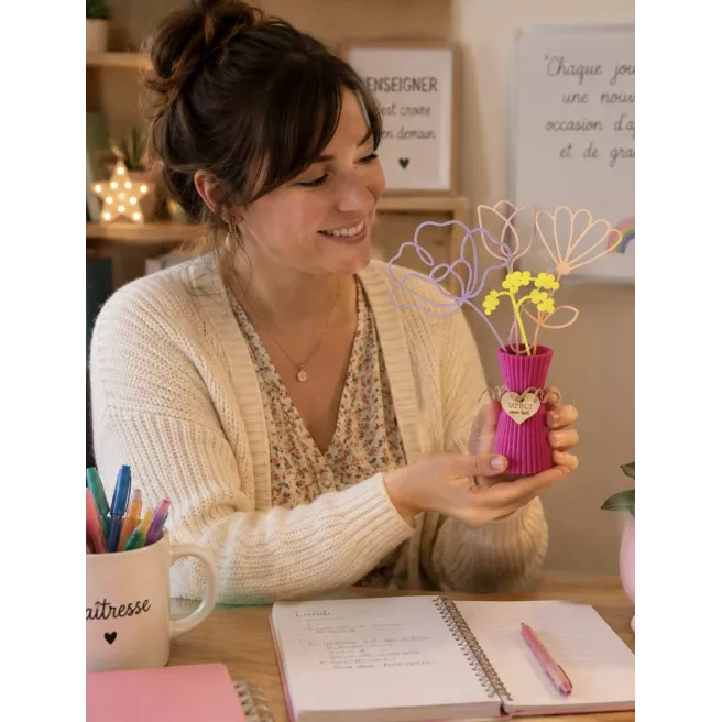 Mini vase fleuri
