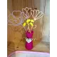 Mini vase fleuri