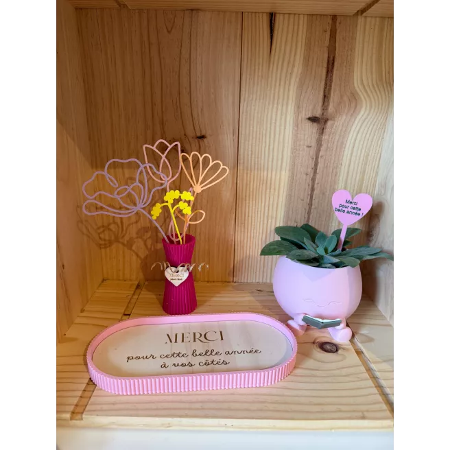 Mini vase fleuri