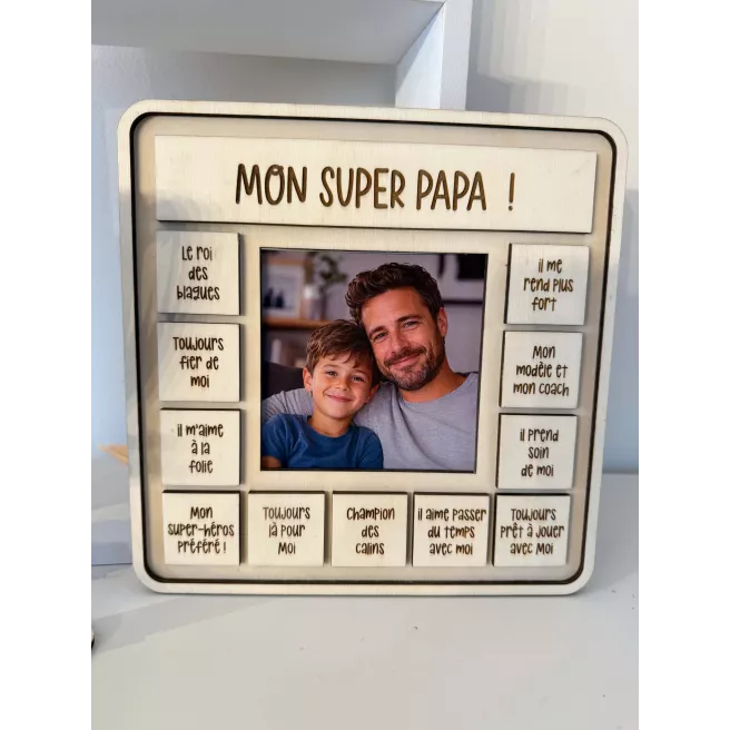 Cadre PAPA Super-Héros