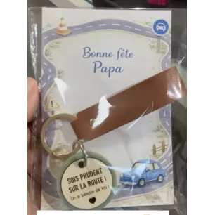 Porte clé Papa sur la route