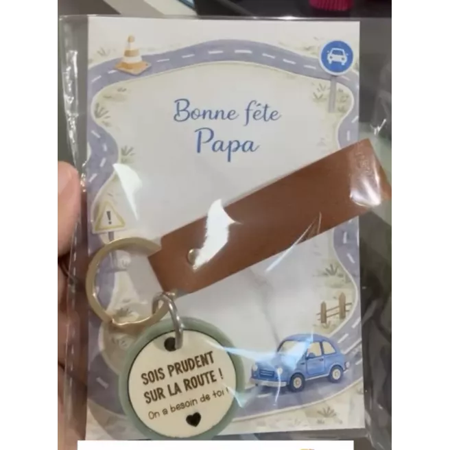 Porte clé Papa sur la route