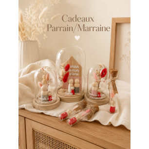 Cloche PARRAIN/MARRAINE petit modèle