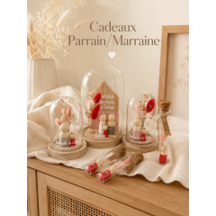 Cloche PARRAIN/MARRAINE petit modèle