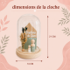 Cloche PARRAIN / MARRAINE grand modèle