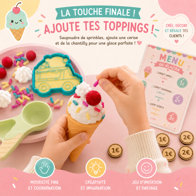 Kit Sensoriel "Le marchand de glaces"
