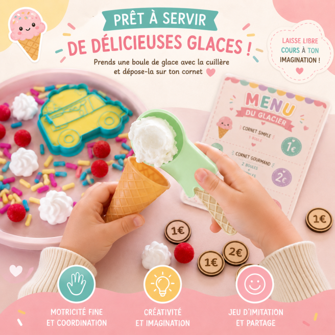 Kit Sensoriel "Le marchand de glaces"