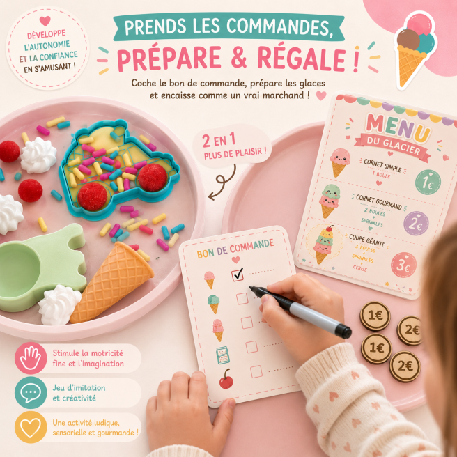 Kit Sensoriel "Le marchand de glaces"