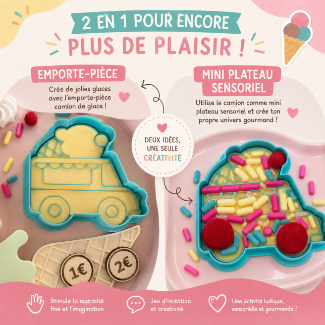 Kit Sensoriel "Le marchand de glaces"