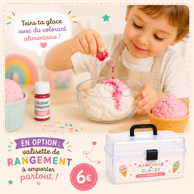 Kit Sensoriel "Le marchand de glaces"