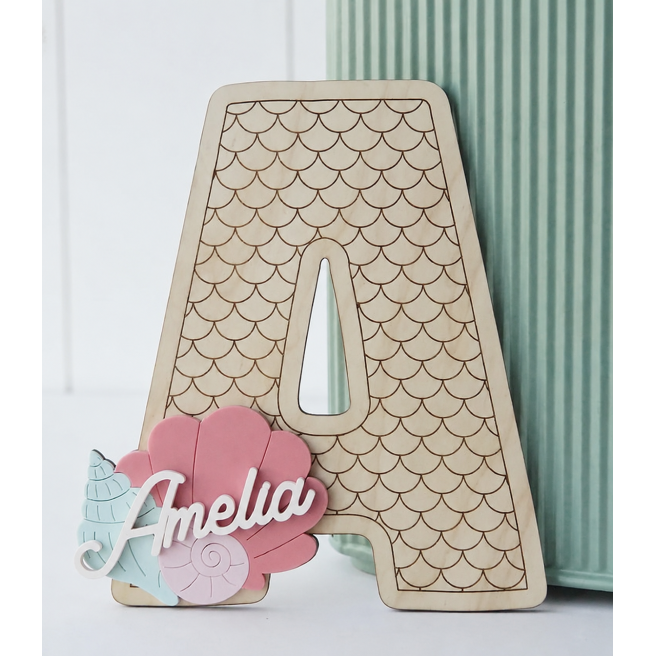 MONOGRAMME ROTIN