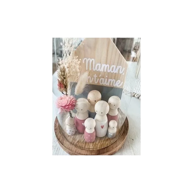 Cloche FAMILY dolls 20 cm