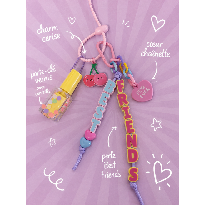 Porte-clé / Gri-gri Rentrée Crayola